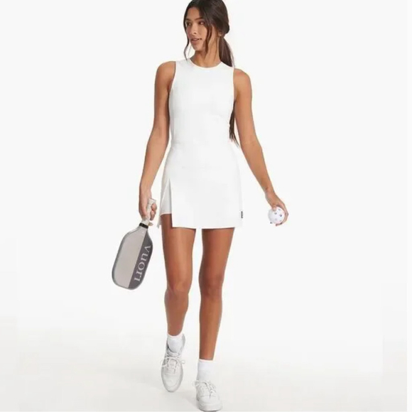 Vuori Dresses & Skirts - VUORI Medium Topspin White Tennis Workout Fitness Dress Size Small